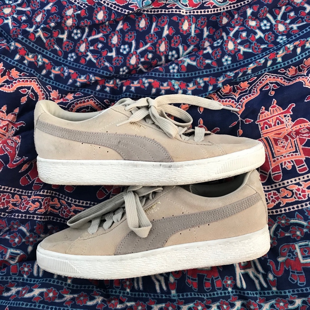 puma suede shoes!!